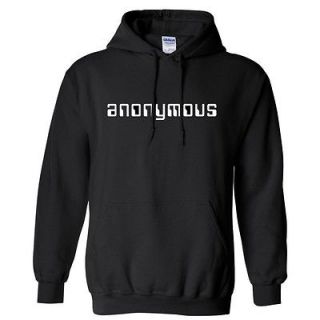 Anonymous Black Hoodie Computer Hacker Programmer Gamer Cool NEW S 5XL