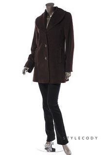 Ellen Tracy NEW SB 3 Button Walker Angora Jacket Coat Size 6 STYLECODY