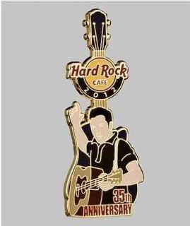 Hard Rock Cafe ONLINE 2012 ELVIS PRESLEY w/Guitar 35th ANNIVERSARY Pin