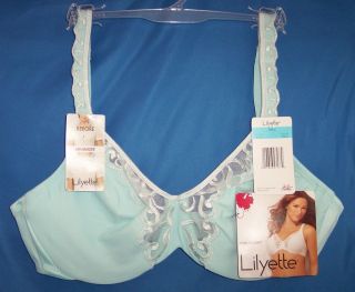 New Lilyette #427 Minimizer Swirl Lace Underwire Bra