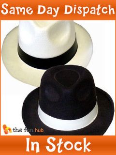 Adult Al Capone Gangster Pimp Hat 1920s America Mens Fancy Dress