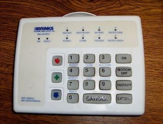 BRINKS HOME SECURITY KEYPAD BHS 3111 K9296V3 SABHS3111