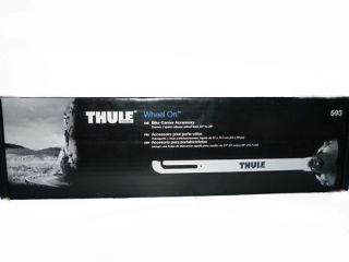 Thule Bicycle Rack Front Wheel On Carrier 593 Folding Holder Up to 29