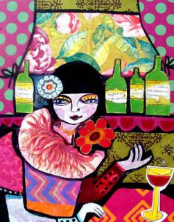 Paris Art Cafe Amelie Poster Print Painting Wall Decor Modern French