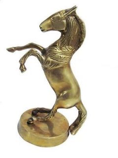 Brass Metal Horse Figurines Sculpture Statue Home Decor Gift India