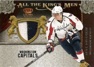 ROYALE ALL THE KINGS MEN PRIME JERSEY #2 Alex Ovechkin #19/50 2CLR