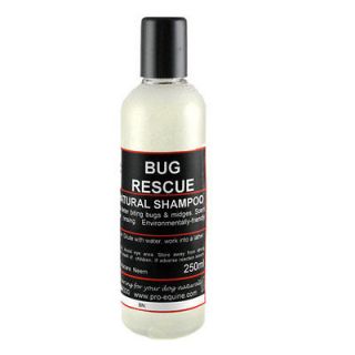 Bug Rescue Neem 100% Natural Shampoo 250ml SLS FREE, Fleas, Ticks