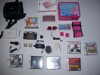 Nintendo DS Lot Console Games Cases Band Hero Mario Cart Cooking Mama