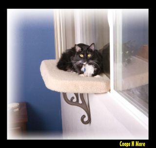 WINDOW PERCH★ PERFECT COLOR FOR ALL DECOR SCRATCHING CONDO CAT BED