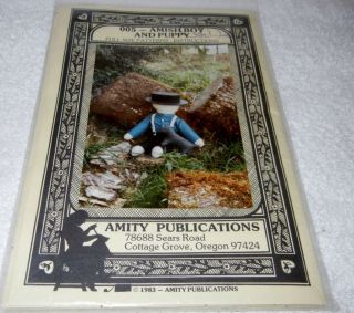 Amity Publications Amish Boy And Puppy Full Size Pattern