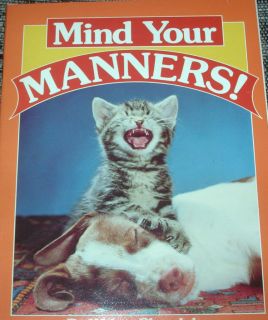 Vintage Weekly Reader Book SC Softcover Mind Your Manners By Walter