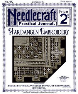 Needlecraft Jrnal #47 c.1905 Hardanger Embroidery Book