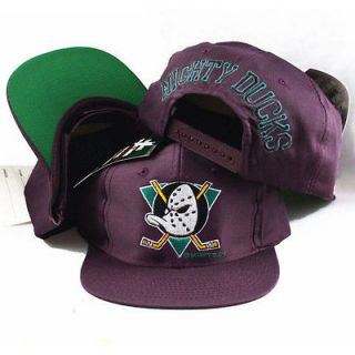 Vintage Anaheim Mighty Ducks Blockhead Snapback Hat Disney NEW