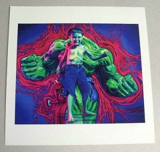Ron English Superhero Limited Edition Incredible Hulk Hulkboy Print