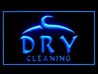 OPEN Dry Cleaning Laundromat Auto Jackets Pants Decor LED Light Sign