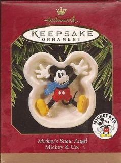 Hallmark 1997 MICKEYS SNOW ANGEL Disney ★NIB★