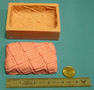 Silicone Square Button 2A Soap Bar Candle candy Mold