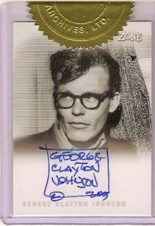 TWILIGHT ZONE COMPLETE 50th ANNIVERSARY AUTOGRAPH A 145 George Clayton