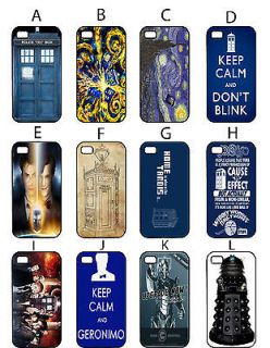 Who Assorted Cases Tardis New Black Hard Case Apple iphone 4 4s Cover