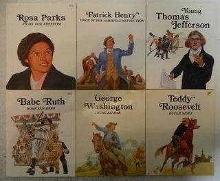 Lot 6 History Kid Picture Books Biography Rosa Parks Babe Ruth George