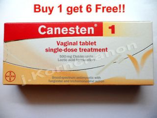 Canesten 1 tablet 500mg Thrush Pessary FREE 6 SeeDetail