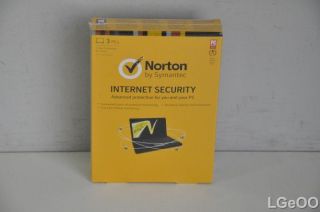 New Norton Internet Security 2013 Full 3 PC 1 User
