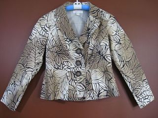 NEW COLDWATER CREEK Women 97% Cotton Thin and Light Cute Blouse Brown