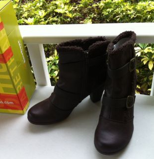 New $89 BARE TRAPS Brown Ankle Boots Shoes Womens   All Sizes Bear