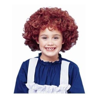 Little Orphan Annie Red Curly Child Costume Wig