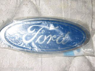 E6HZ16637B Ford Name Plate Emblem 9 1/2 x 3 3/4 inches NOS