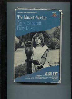The Miracle Worker Anne Bancroft Patty Duke VHS OOP RARE AR9