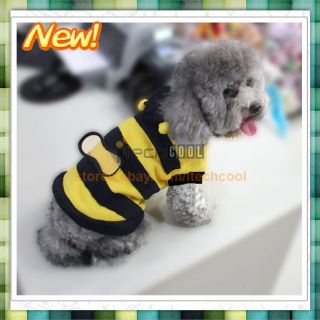 Cat Supplies Clothes Apparel Funny Bumble Bee Design Dress Up Costume