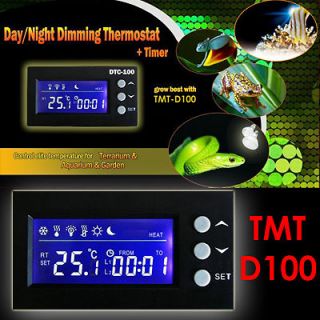 REPTILE THERMO CONTROLER 2 THERMOSTAT CONTROL TMT D100 PRO TERRARIUM