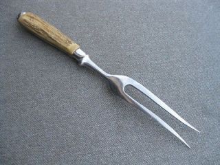 FINE Vintage Anton Wingen Fully Forged Chefs Fork w/ Crown Stag