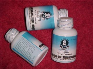 Lot of 4!! AUTHENTIC Dr. James Advanced Glutathione Skin Whitening