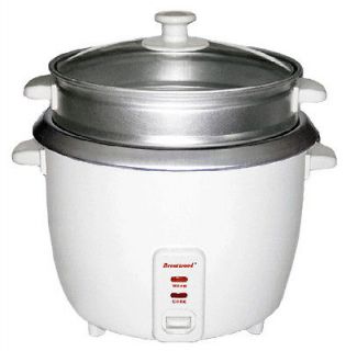 Brentwood 10 CUP RICE COOKER Electric Auto Warm Glass Lid 1.8L BRAND