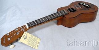 Quality soprano ukulele, cute crabs pattern, laminated mahogany