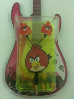 Ear Phone Plug Hard Cover Phone ANGRY BIRDS for Apple MOBILE PHONE on