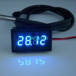 digital led ds18b20 Probe thermometer temperature Meter car Aquarium