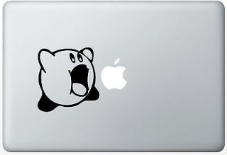 Kirby Eats Apple NES Macbook Decal Gaming Computer Laptop Auto Wall