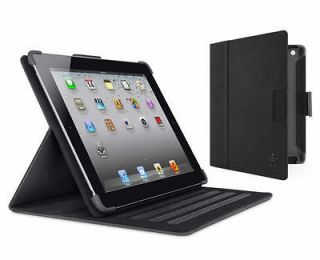 Belkin Cinema Dot Folio Apple iPad 2 & 3 Case w/Stand in Black/Grey