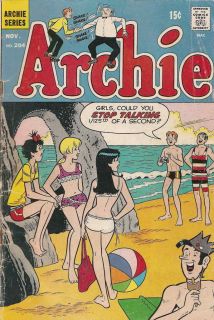 ARCHIE #204 Very Good, Betty & Veronica, Jughead, Archie Comics 1970