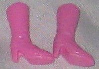 Polly Pocket Mini Pink High Heal Doll Boots