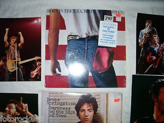 BRUCE SPRINGSTEEN LP DARKNESS ON THE EDGE OF TOWN & BORN IN USA