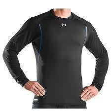 New Under Armour Mens ColdGear Base 2.0 Fitted Thermal Crew Shirt