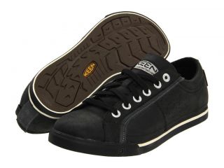 KEEN Mens ARCATA Leather Sneakers Shoes [ Black / Dark Shadow ]