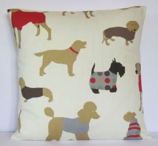 Prestigious Dogs, Labrador, Poodle, Scottie, Sausage Dog 16 Cushion