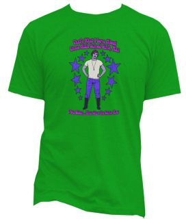CONFUSED COMEDY MOVIE IMPRINT NEW ARTISTIC GREEN VINTAGE T SHIRTS 0565