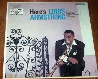 Louis Armstrong   Heres Louis Armstrong   Vinyl LP Record Album