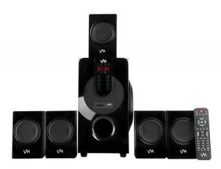 VM Audio EXMS550T 700W 5.1 Home Multi Media Surround Sound Speakers
